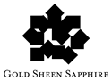 ゴールドシーンサファイア公式マーク（商標登録済 第6190219号）